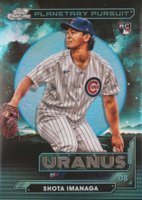 2024 Topps Chrome Cosmic Planetary Pursuit #7 Shota Imanaga Uranus Baseball Card