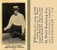 1916 Weil Baking Co. #167 George Stallings Baseball Card
