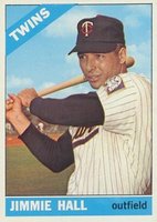 1966 Topps #190 Jimmie Hall Baseball Card