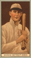 1912 Brown Backgrounds Red Cross #204 Ralph Works Baseball Card