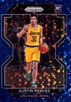 2021 Panini Prizm #165 Austin Reaves Blue Fast Break Basketball Card