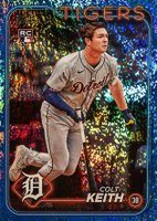 2024 Topps Update #US73 Colt Keith Blue Holo Foilboard Baseball Card