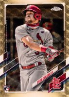 2021 Topps Chrome Sapphire #285 Dylan Carlson Superfractor 1/1 Baseball Card