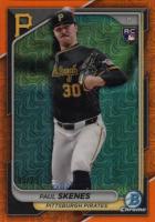 2024 Bowman Chrome Mega Box #31 Paul Skenes Orange Refractor Baseball Card