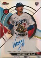 2023 Topps Finest Finest Autographs #MV Miguel Vargas Baseball Card
