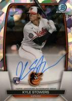 2023 Bowman Chrome Rookie Autographs #CRAKS Kyle Stowers Atomic Refractor Baseball Card