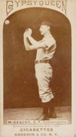 1887 Gypsy Queens # Jack McGeachy Catch-hands head high Baseball Card