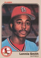 1983 Fleer #21 Lonnie Smith Baseball Card