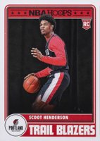 2023 Panini NBA Hoops #297 Scoot Henderson Basketball Card