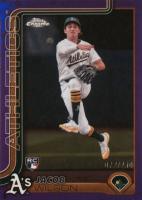 2025 Topps Chrome Logofractor Edition #96 Jacob Wilson Purple Refractor Baseball Card