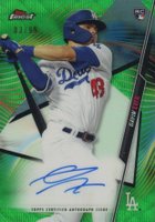 2020 Finest Autographs #FAGL Gavin Lux Green Wave Refractor Baseball Card