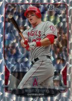 2013 Bowman #121 Mike Trout Silver Ice Baseball Card