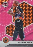 2020 Panini Mosaic #199 DeAndre Ayton Pink Fluorescent Basketball Card