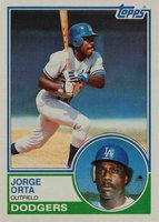 1983 Topps #722 Jorge Orta Baseball Card