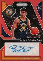 2023 Panini Prizm Rookie Signatures #RSIBEN Ben Sheppard Red Basketball Card