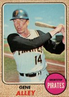 1968 O-Pee-Chee #53 Gene Alley Baseball Card