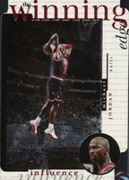 1996 UD3 The Winning Edge #W1 Michael Jordan Basketball Card