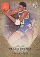 2012 SP Authentic Canvas Collection #CC-14 Dennis Rodman Gold Basketball Card