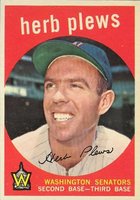 1959 Topps #373 Herb Plews Baseball Card