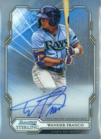 2019 Bowman Sterling Prospect Autographs #WF Wander Franco Baseball Card