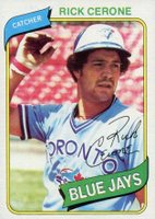 1980 Topps #591 Rick Cerone Baseball Card