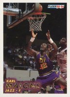 1993 Fleer #211 Karl Malone Basketball Card