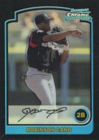 2003 Bowman Chrome Draft Picks #124 Robinson Cano Refractor Baseball Card