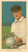 1909 White Borders Ghosts, Miscuts, Proofs, Blank Backs & Oddities #82 Hal Chase Holding Trophy Baseball Card