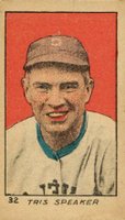 1920 Strip Card #32 Tris Speaker Hand Cut Baseball Card