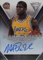 2013 Panini Titanium Enshrinement Ink #28 Magic Johnson Basketball Card
