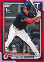 2024 Bowman Paper Prospects #BP43 Walker Jenkins Fuchsia Baseball Card