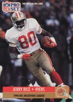 1991 Pro Set #11 Jerry Rice Football Card