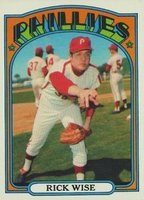 1972 Topps #43 Rick Wise Baseball Card