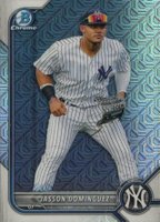 2022 Bowman Mega Box Chrome #98 Jasson Dominguez Baseball Card