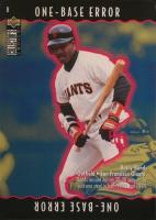 1996 Collector's Choice You Make the Play #8 Barry Bonds One-Base Error Baseball Card