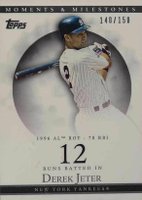 2007 Topps Moments & Milestones  #82 Derek Jeter 12 RBI Baseball Card