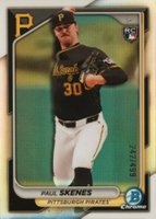 2024 Bowman Chrome #31 Paul Skenes Refractor Baseball Card