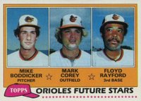 1981 Topps #399 Orioles Future Stars Baseball Card