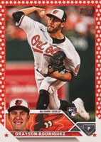 2023 Topps Update #US50 Grayson Rodriguez Independence Day Baseball Card