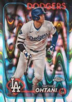 2024 Topps Chrome #1 Shohei Ohtani Raywave Baseball Card