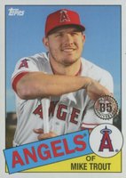 2020 Topps 1985 Topps 35th Anniversary #85-1 Mike Trout Baseball Card