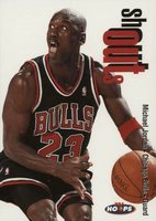 1998 Hoops Shout Outs #13 Michael Jordan Basketball Card