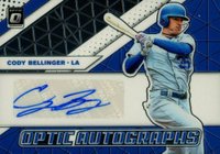 2019 Panini Donruss Optic Optic Autographs #CB Cody Bellinger Baseball Card