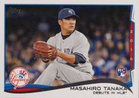 2014 Topps Update #US200 Masahiro Tanaka Baseball Card