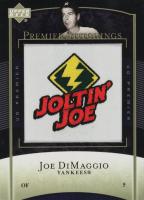 2007 Upper Deck Premier Stitchings #PS-9 Joe DiMaggio 10 Baseball Card