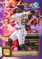 2022 Bowman Chrome #20 Rodolfo Castro Purple Refractor Baseball Card