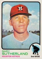 1973 Topps #572 Gary Sutherland Baseball Card