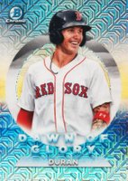 2020 Bowman Chrome Mega Box Dawn of Glory #DG5 Jarren Duran Baseball Card