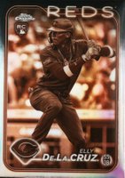 2024 Topps Chrome #44 Elly de La Cruz Sepia Refractor Baseball Card