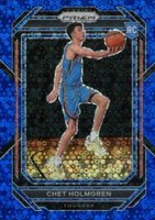 2022 Panini Prizm #266 Chet Holmgren Blue Fast Break Basketball Card